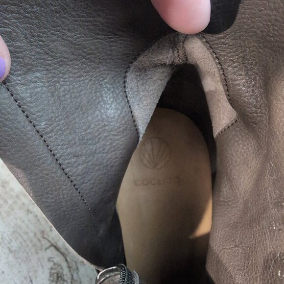 Cocolico Vita Harness Ankle Boots Grey Suede Booties Women Size 40 - Picture 9 of 11